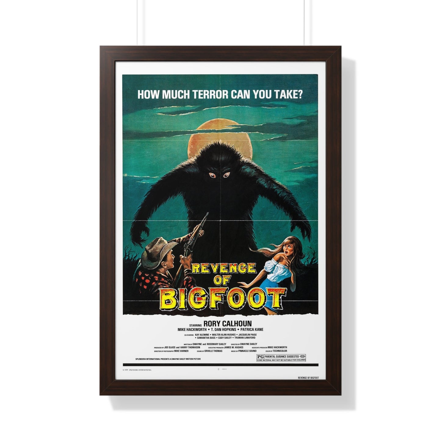 REVENGE OF BIGFOOT 1979 - Framed Movie Poster-20" x 30"-The Sticker Space