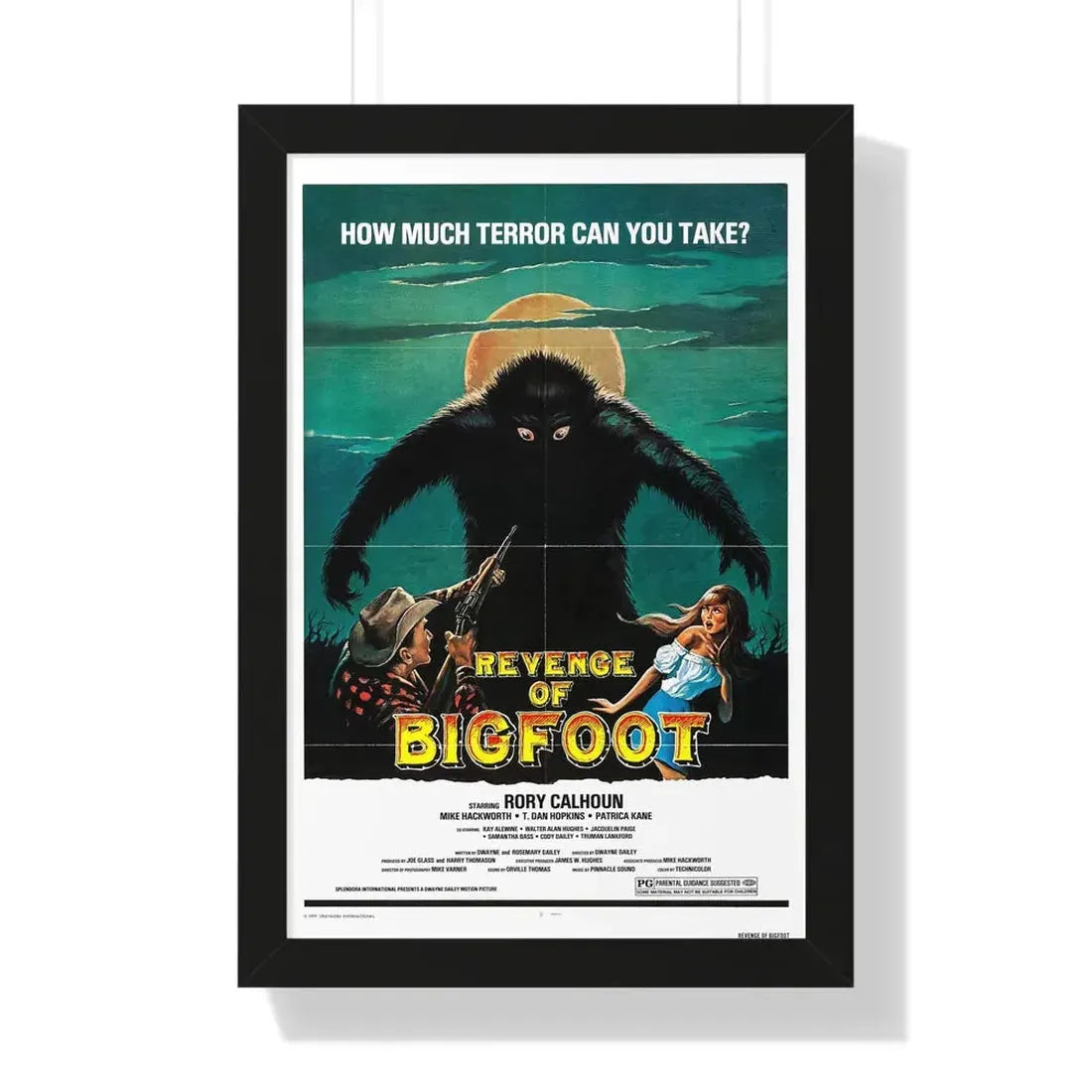 REVENGE OF BIGFOOT 1979 - Framed Movie Poster - The Sticker Space