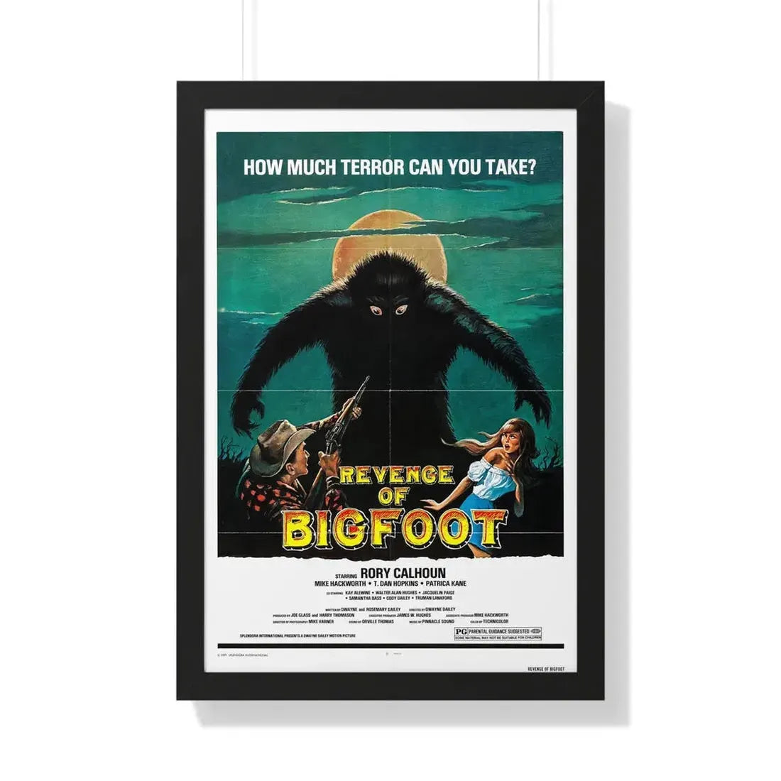 REVENGE OF BIGFOOT 1979 - Framed Movie Poster - The Sticker Space