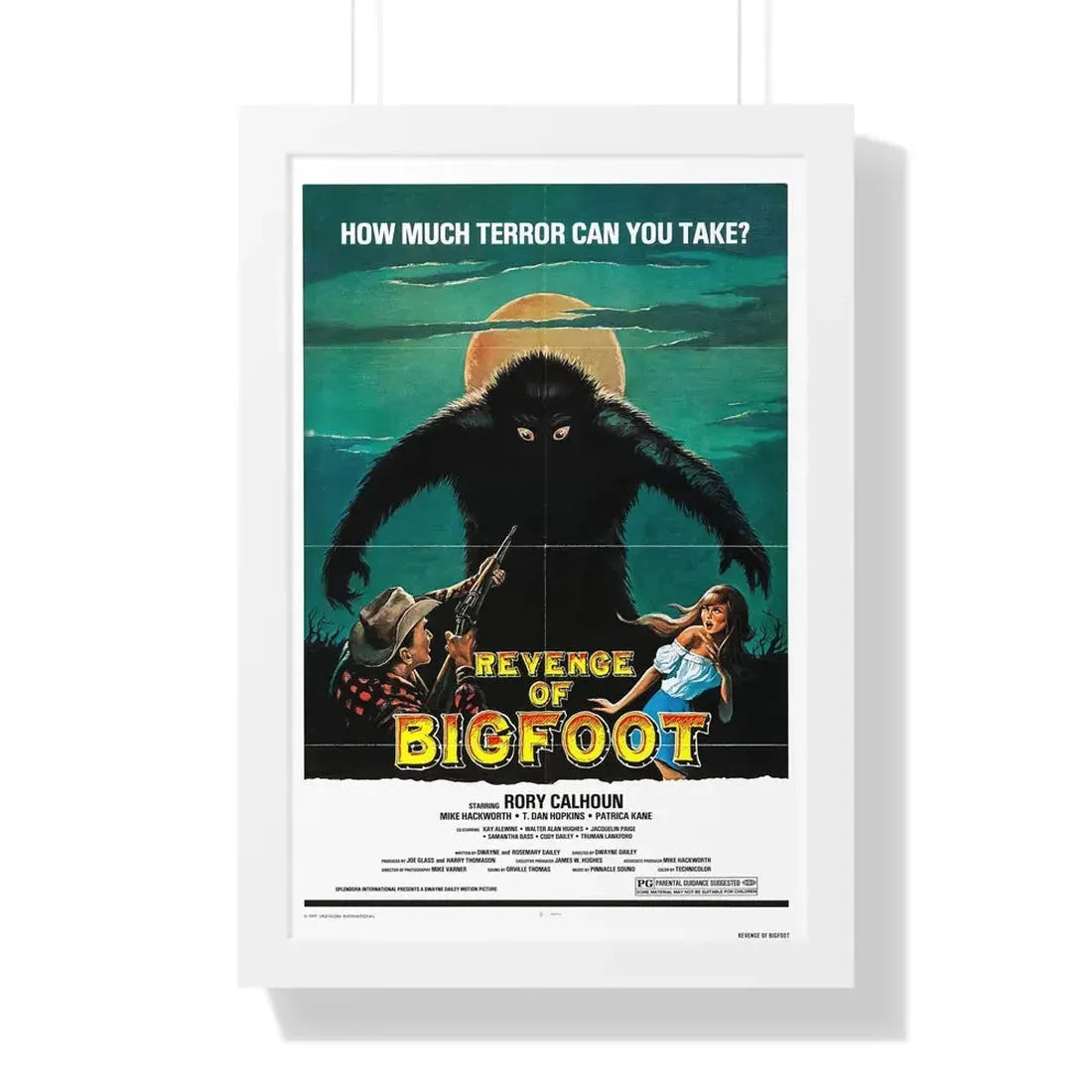 REVENGE OF BIGFOOT 1979 - Framed Movie Poster - The Sticker Space