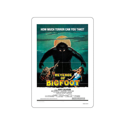 REVENGE OF BIGFOOT 1979 Movie Poster STICKER Vinyl Die-Cut Decal-White-The Sticker Space