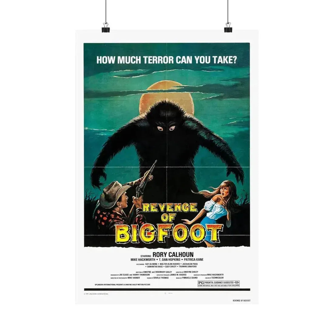 REVENGE OF BIGFOOT 1979 - Paper Movie Poster 16″ x 24″ Matte - The Sticker Space