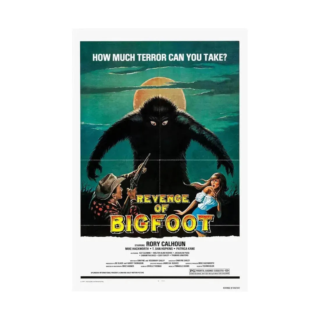 REVENGE OF BIGFOOT 1979 - Paper Movie Poster - The Sticker Space