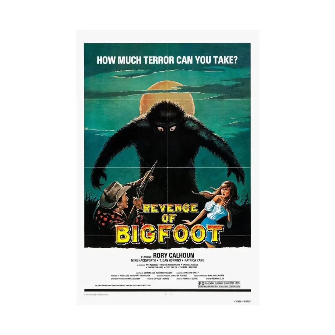 REVENGE OF BIGFOOT 1979 - Paper Movie Poster - The Sticker Space