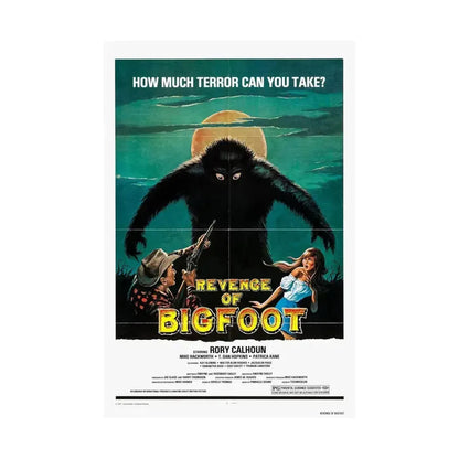 REVENGE OF BIGFOOT 1979 - Paper Movie Poster - The Sticker Space