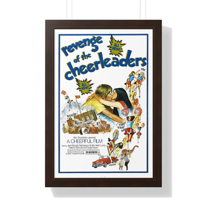 REVENGE OF THE CHEERLEADERS 1976 - Framed Movie Poster-16″ x 24″-The Sticker Space