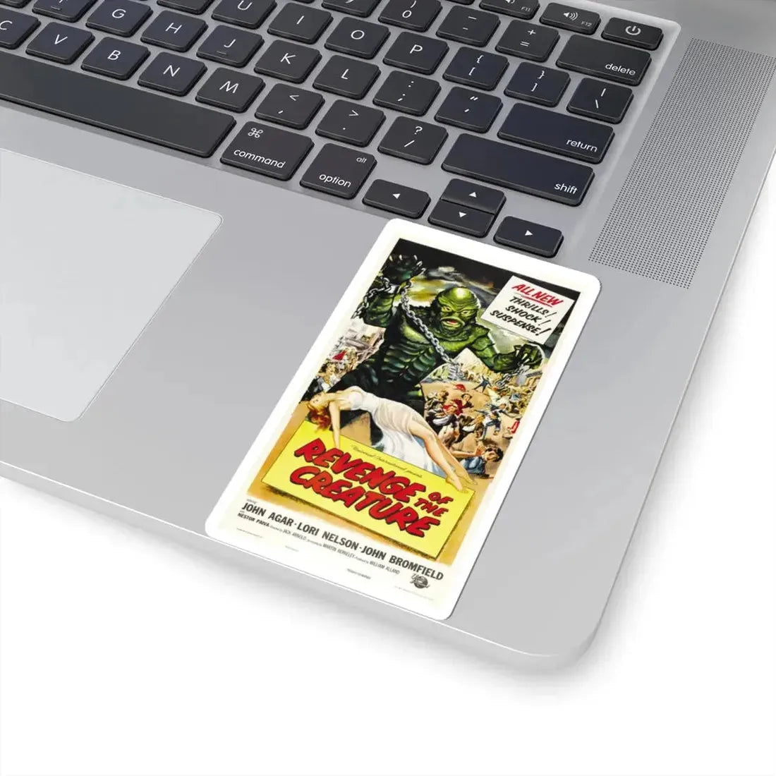 REVENGE OF THE CREATURE 1955 Movie Poster - STICKER Vinyl Kiss-Cut Decal - The Sticker Space