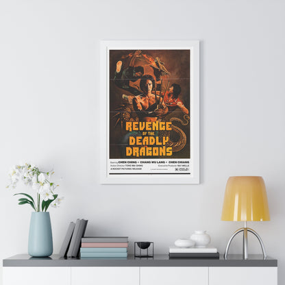 REVENGE OF THE DEADLY DRAGONS 1982 - Framed Movie Poster-The Sticker Space