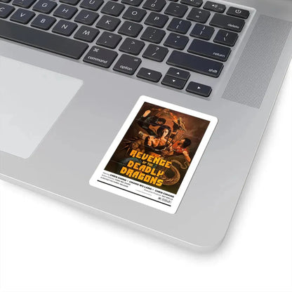 REVENGE OF THE DEADLY DRAGONS 1982 Movie Poster - STICKER Vinyl Kiss-Cut Decal - The Sticker Space