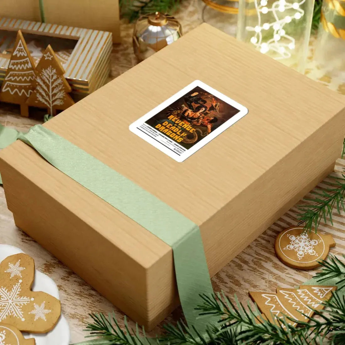 REVENGE OF THE DEADLY DRAGONS 1982 Movie Poster - STICKER Vinyl Kiss-Cut Decal - The Sticker Space