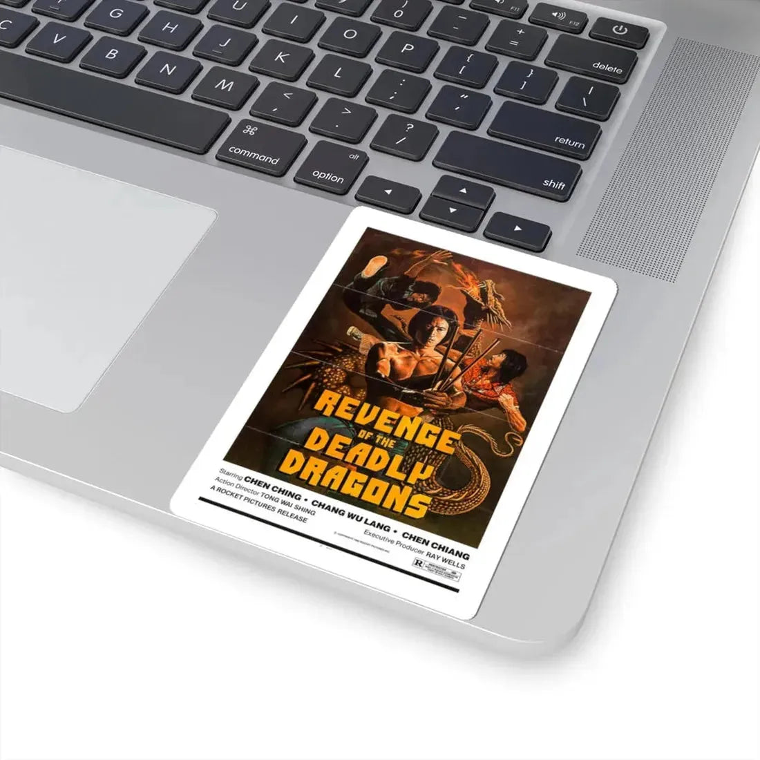 REVENGE OF THE DEADLY DRAGONS 1982 Movie Poster - STICKER Vinyl Kiss-Cut Decal - The Sticker Space