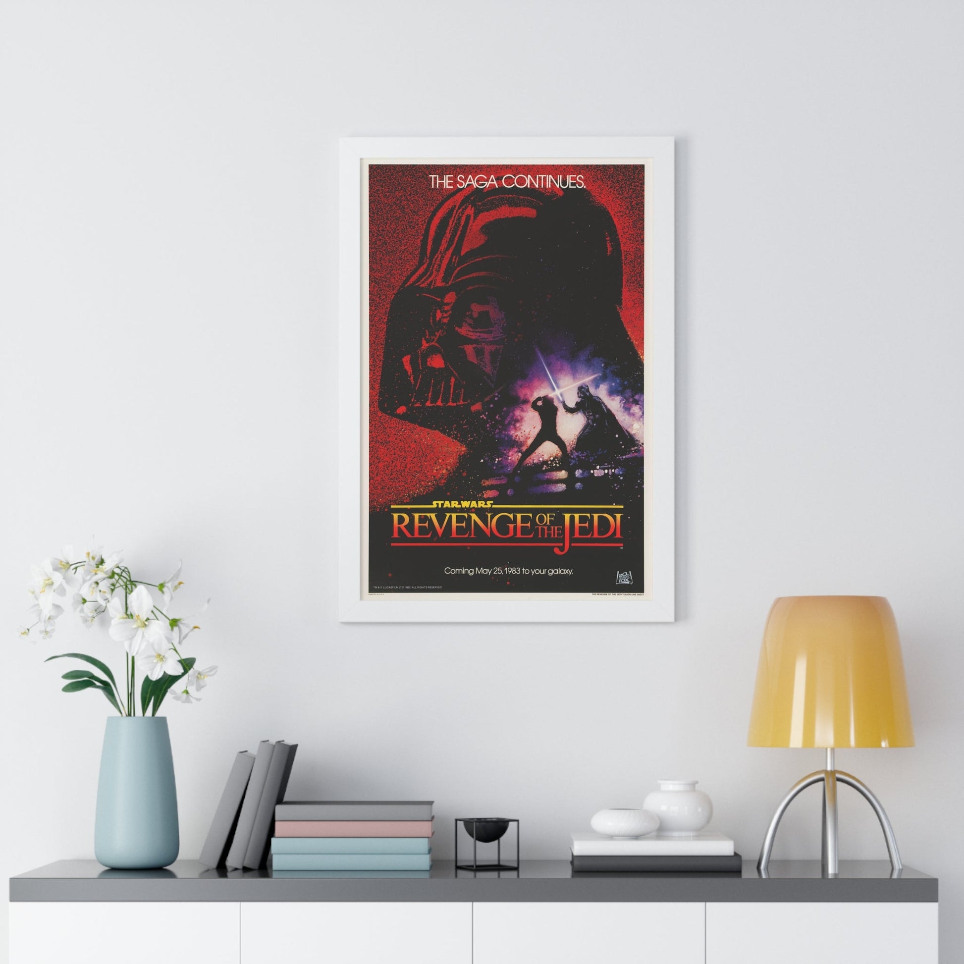 REVENGE OF THE JEDI 1983 - Framed Movie Poster-The Sticker Space