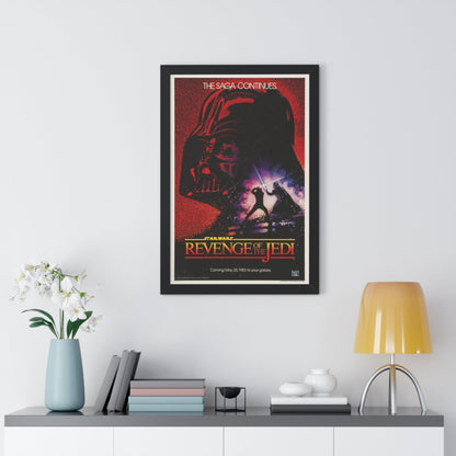 REVENGE OF THE JEDI 1983 - Framed Movie Poster-The Sticker Space