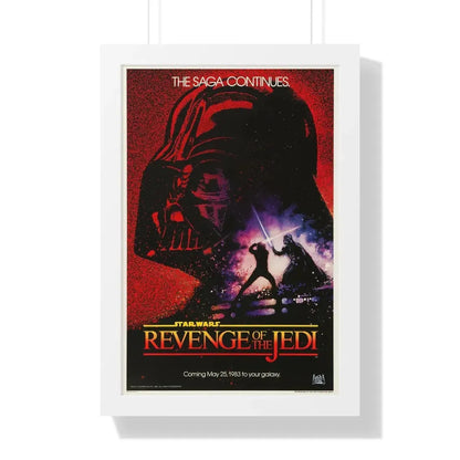 REVENGE OF THE JEDI 1983 - Framed Movie Poster - The Sticker Space