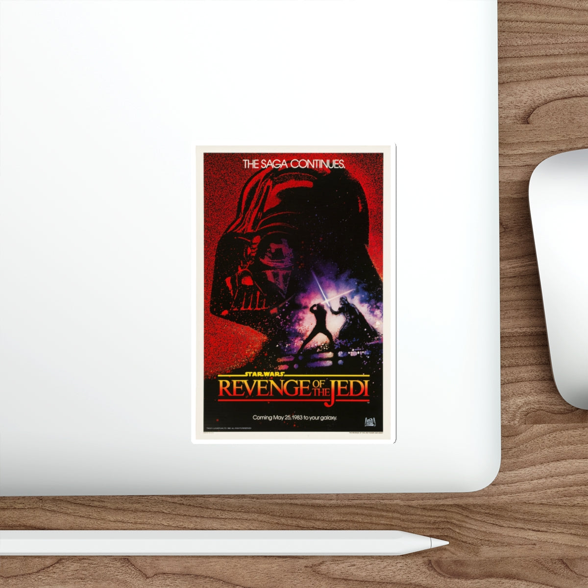 REVENGE OF THE JEDI 1983 Movie Poster STICKER Vinyl Die-Cut Decal-The Sticker Space