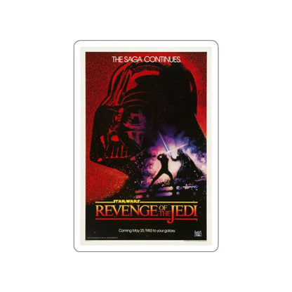 REVENGE OF THE JEDI 1983 Movie Poster STICKER Vinyl Die-Cut Decal 2 Inch - The Sticker Space