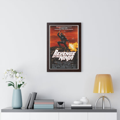 REVENGE OF THE NINJA 1983 - Framed Movie Poster-The Sticker Space