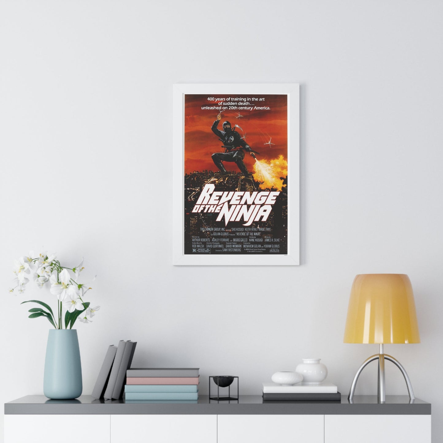 REVENGE OF THE NINJA 1983 - Framed Movie Poster-The Sticker Space