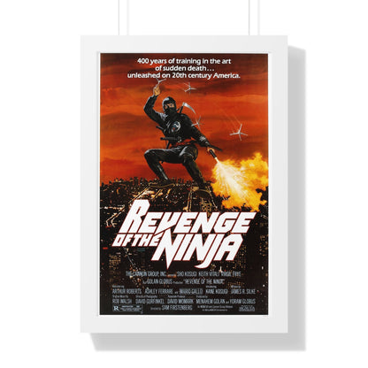 REVENGE OF THE NINJA 1983 - Framed Movie Poster-16″ x 24″-The Sticker Space