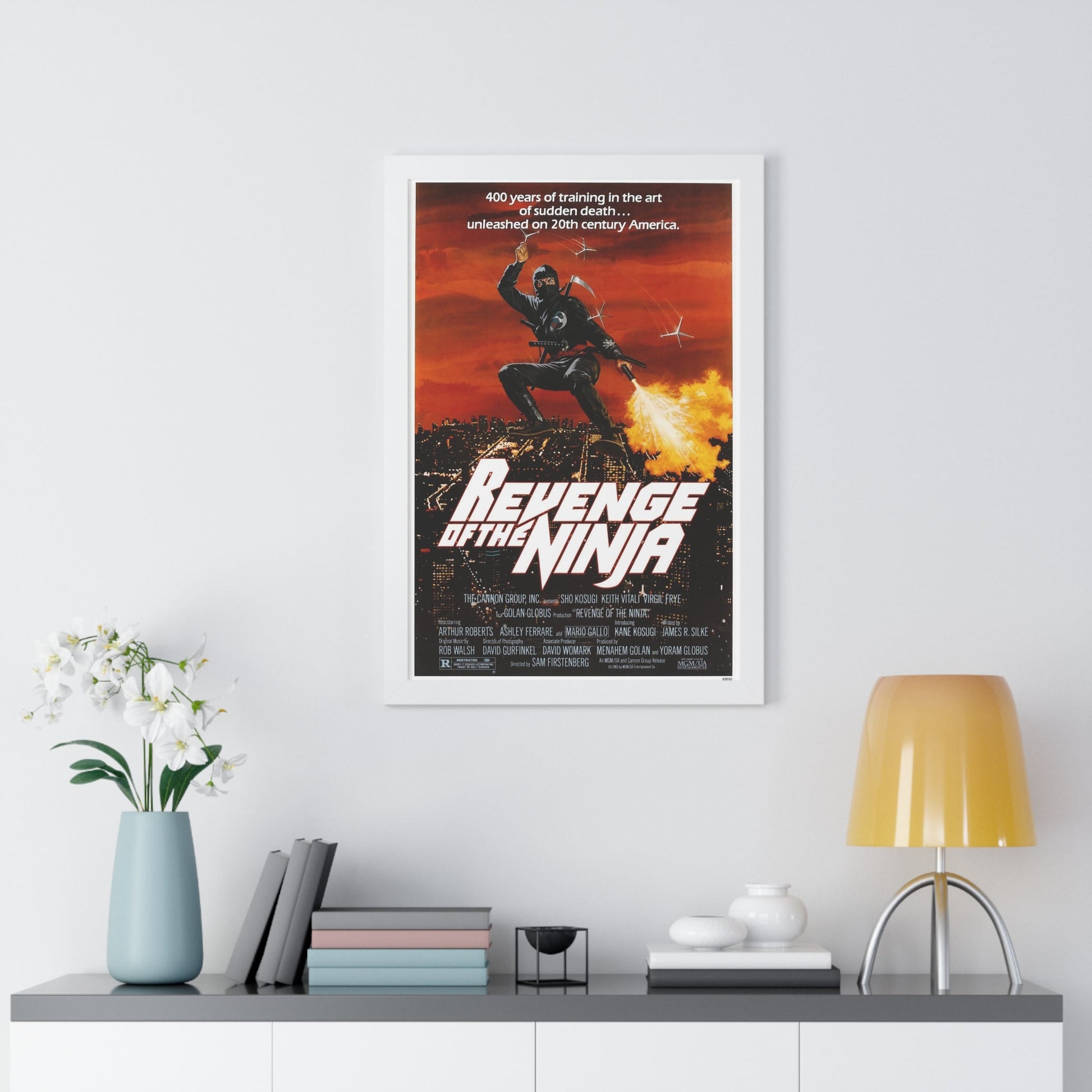 REVENGE OF THE NINJA 1983 - Framed Movie Poster-The Sticker Space