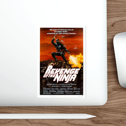 REVENGE OF THE NINJA 1983 Movie Poster STICKER Vinyl Die-Cut Decal-The Sticker Space