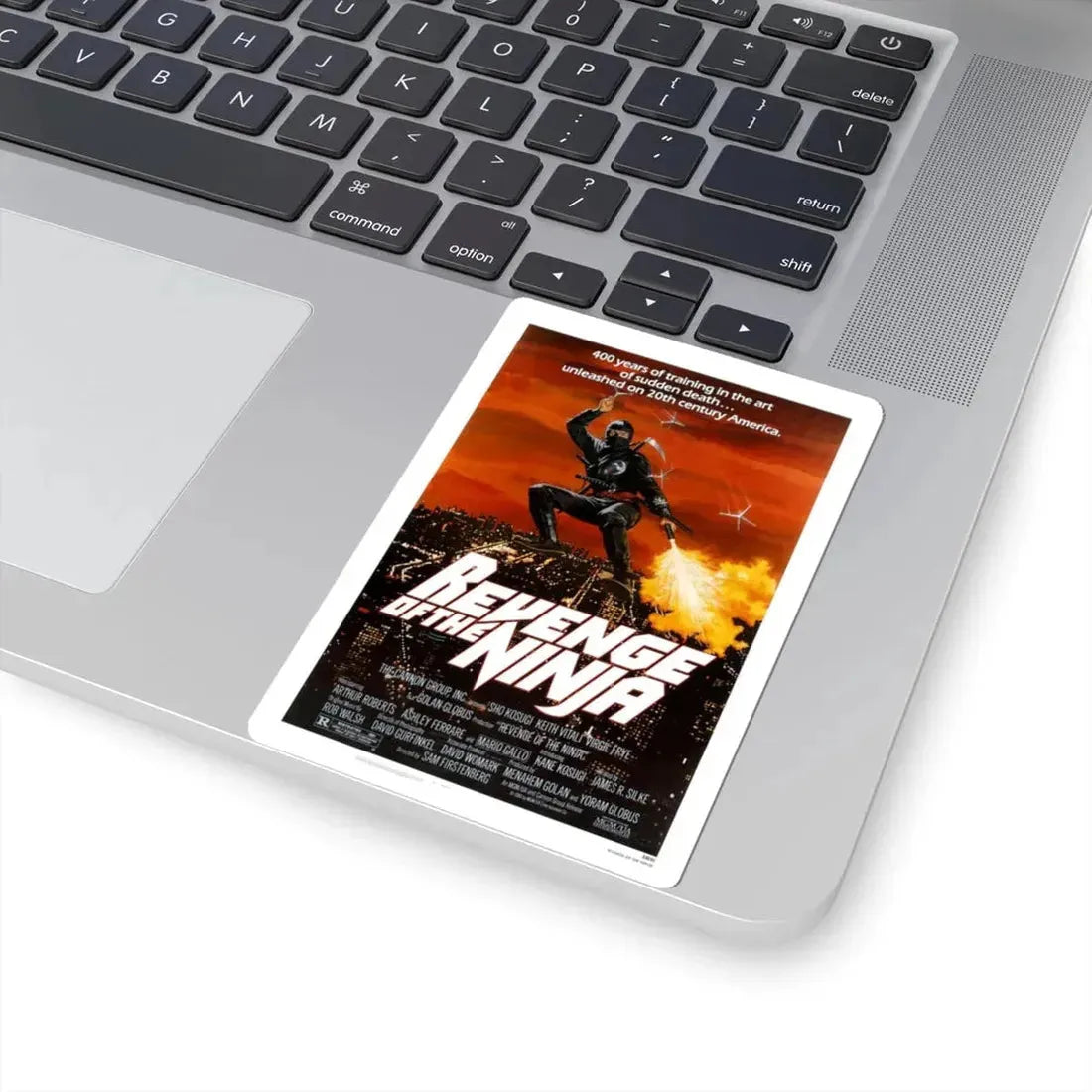 REVENGE OF THE NINJA 1983 Movie Poster - STICKER Vinyl Kiss-Cut Decal - The Sticker Space