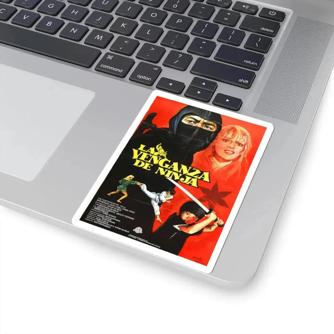 REVENGE OF THE NINJA (2) 1983 Movie Poster - STICKER Vinyl Kiss-Cut Decal - The Sticker Space