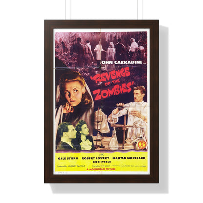 REVENGE OF THE ZOMBIES 1943 - Framed Movie Poster-16″ x 24″-The Sticker Space