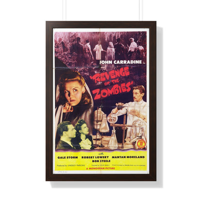 REVENGE OF THE ZOMBIES 1943 - Framed Movie Poster-20" x 30"-The Sticker Space