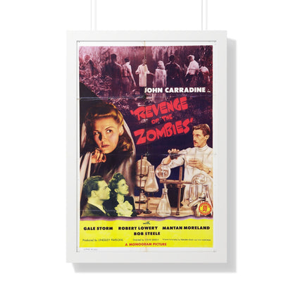 REVENGE OF THE ZOMBIES 1943 - Framed Movie Poster-20" x 30"-The Sticker Space