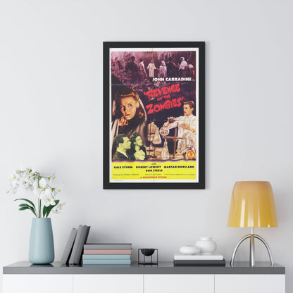 REVENGE OF THE ZOMBIES 1943 - Framed Movie Poster-The Sticker Space