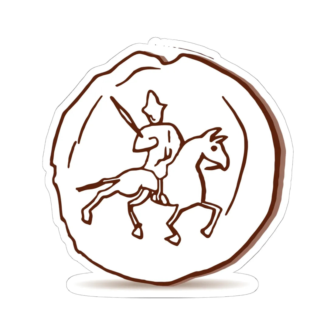 Печать Александра Наримонтовича Revers (Belarus) (Coat of Arms) STICKER Vinyl Kiss-Cut Decal 6 Inch White - The Sticker Space