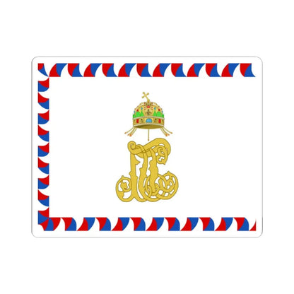 Reverse Colors of the Royal Croatian Home Guard (Austria) STICKER Vinyl Kiss-Cut Decal 2 Inch White - The Sticker Space