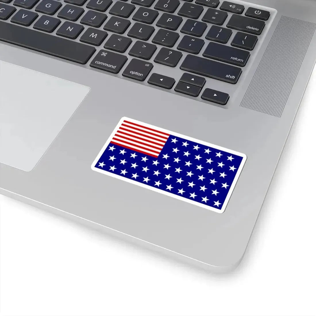 Reverse US Flag (United States) STICKER Vinyl Kiss-Cut Decal - The Sticker Space