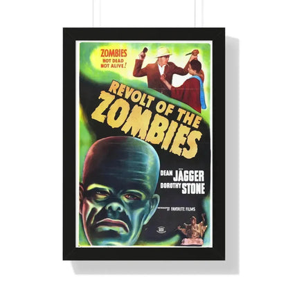 REVOLT OF THE ZOMBIES 1936 - Framed Movie Poster 16″ x 24″ Black - The Sticker Space