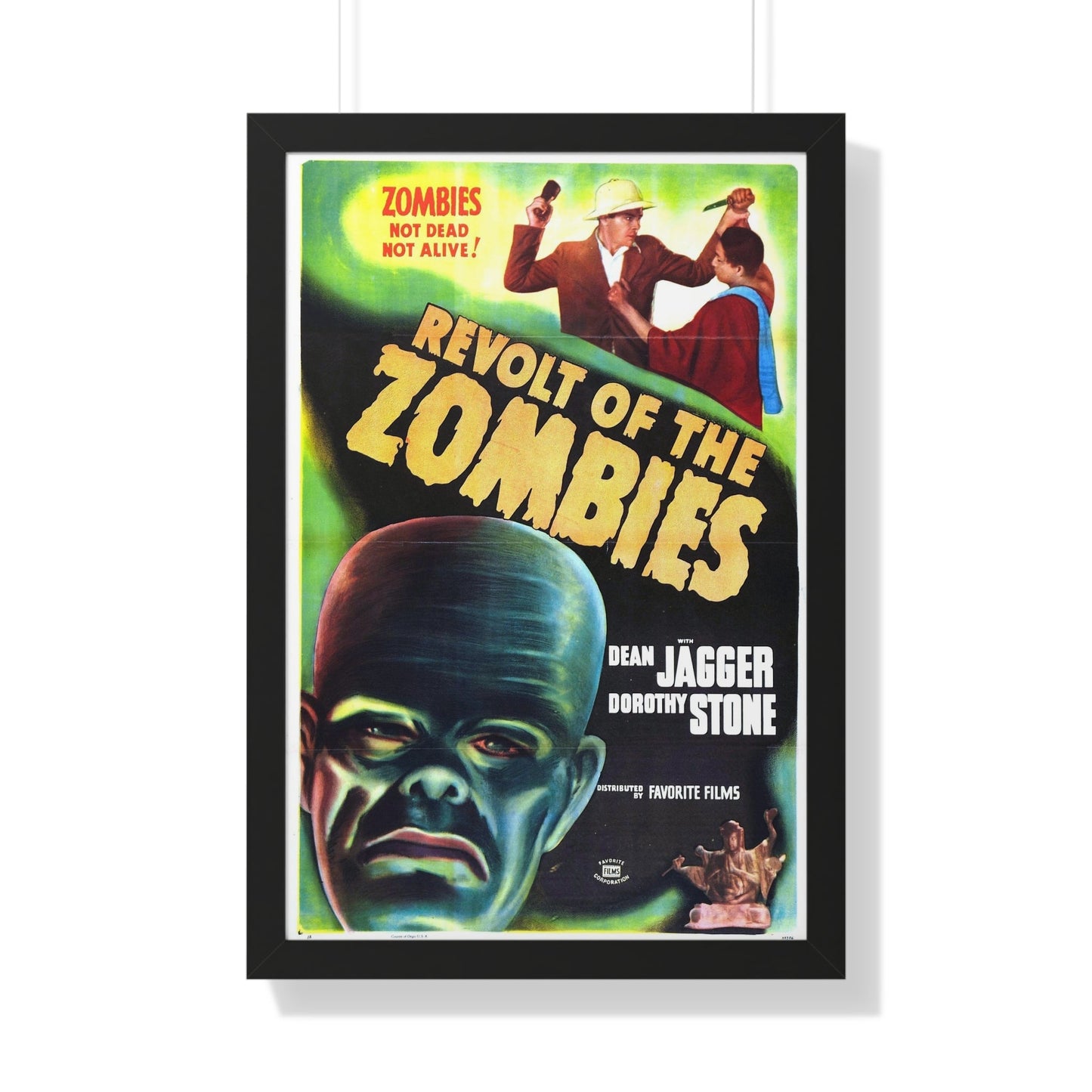 REVOLT OF THE ZOMBIES 1936 - Framed Movie Poster-20" x 30"-The Sticker Space