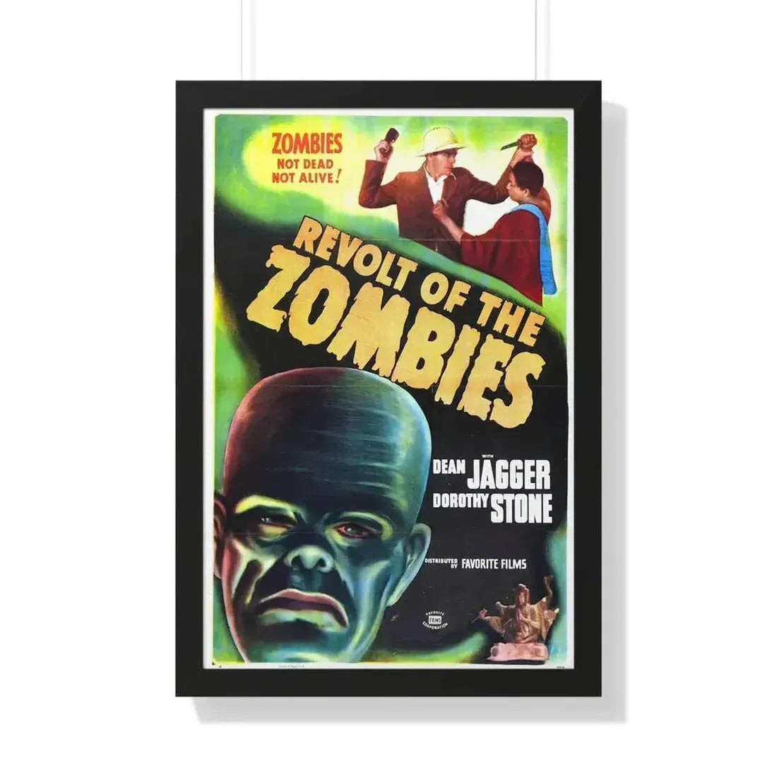REVOLT OF THE ZOMBIES 1936 - Framed Movie Poster 20" x 30" Black - The Sticker Space