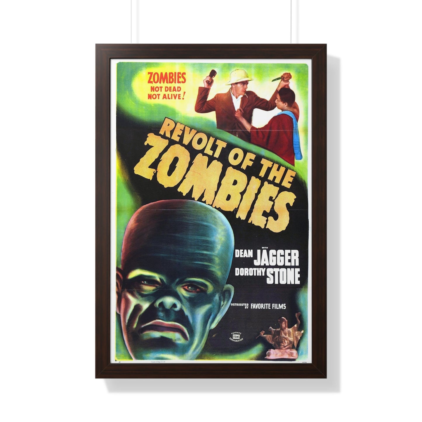 REVOLT OF THE ZOMBIES 1936 - Framed Movie Poster-20" x 30"-The Sticker Space