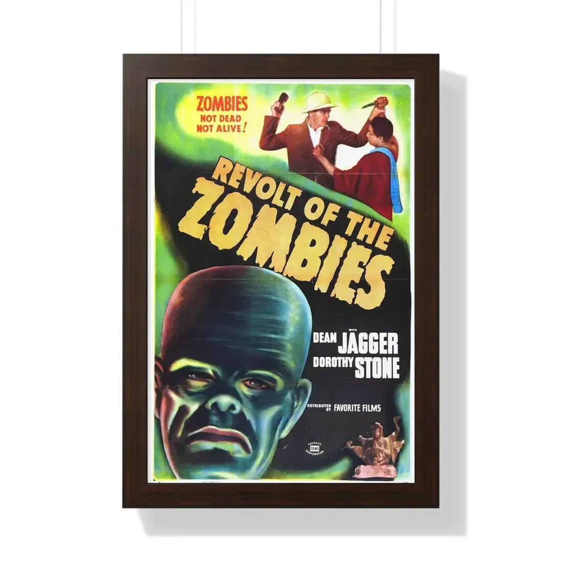 REVOLT OF THE ZOMBIES 1936 - Framed Movie Poster - The Sticker Space