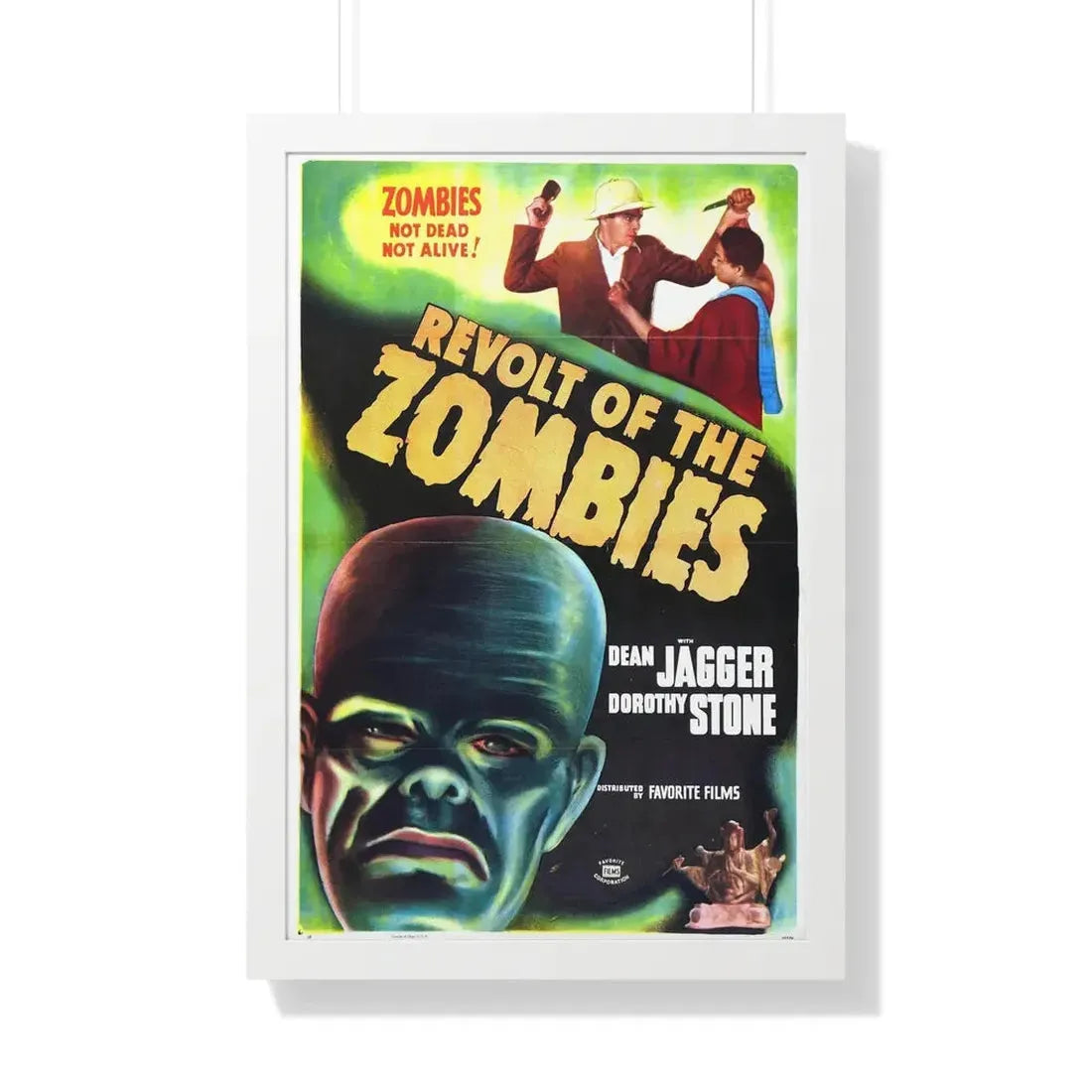 REVOLT OF THE ZOMBIES 1936 - Framed Movie Poster - The Sticker Space