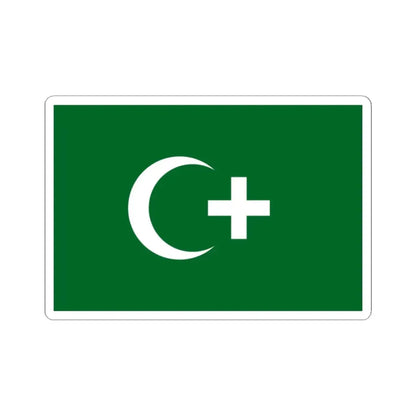 Revolution flag of Egypt 1919 (Egypt) STICKER Vinyl Kiss-Cut Decal 2 Inch White - The Sticker Space