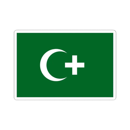 Revolution flag of Egypt 1919 (Egypt) STICKER Vinyl Kiss-Cut Decal 4 Inch White - The Sticker Space