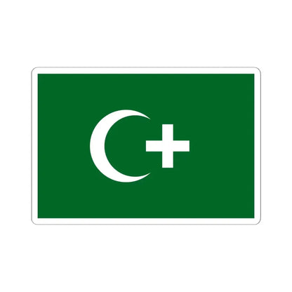 Revolution flag of Egypt 1919 (Egypt) STICKER Vinyl Kiss-Cut Decal 6 Inch White - The Sticker Space