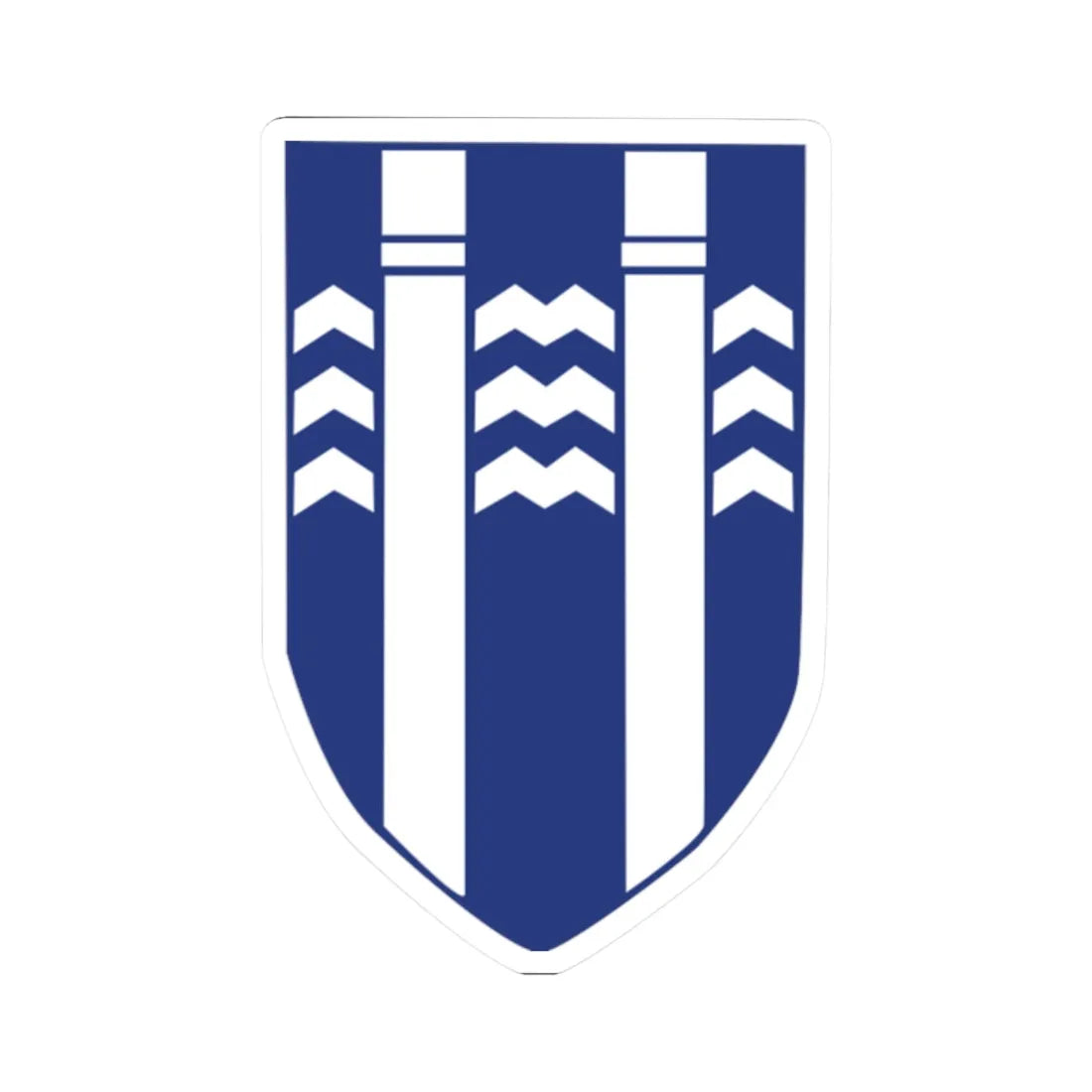 Reykjavik Coat of Arms (Iceland) (Coat of Arms) STICKER Vinyl Kiss-Cut Decal 2 Inch White - The Sticker Space