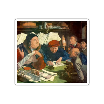 REYMERSWAELE, Marinus van - Tax Collector (Artwork) STICKER Vinyl Die-Cut Decal - The Sticker Space