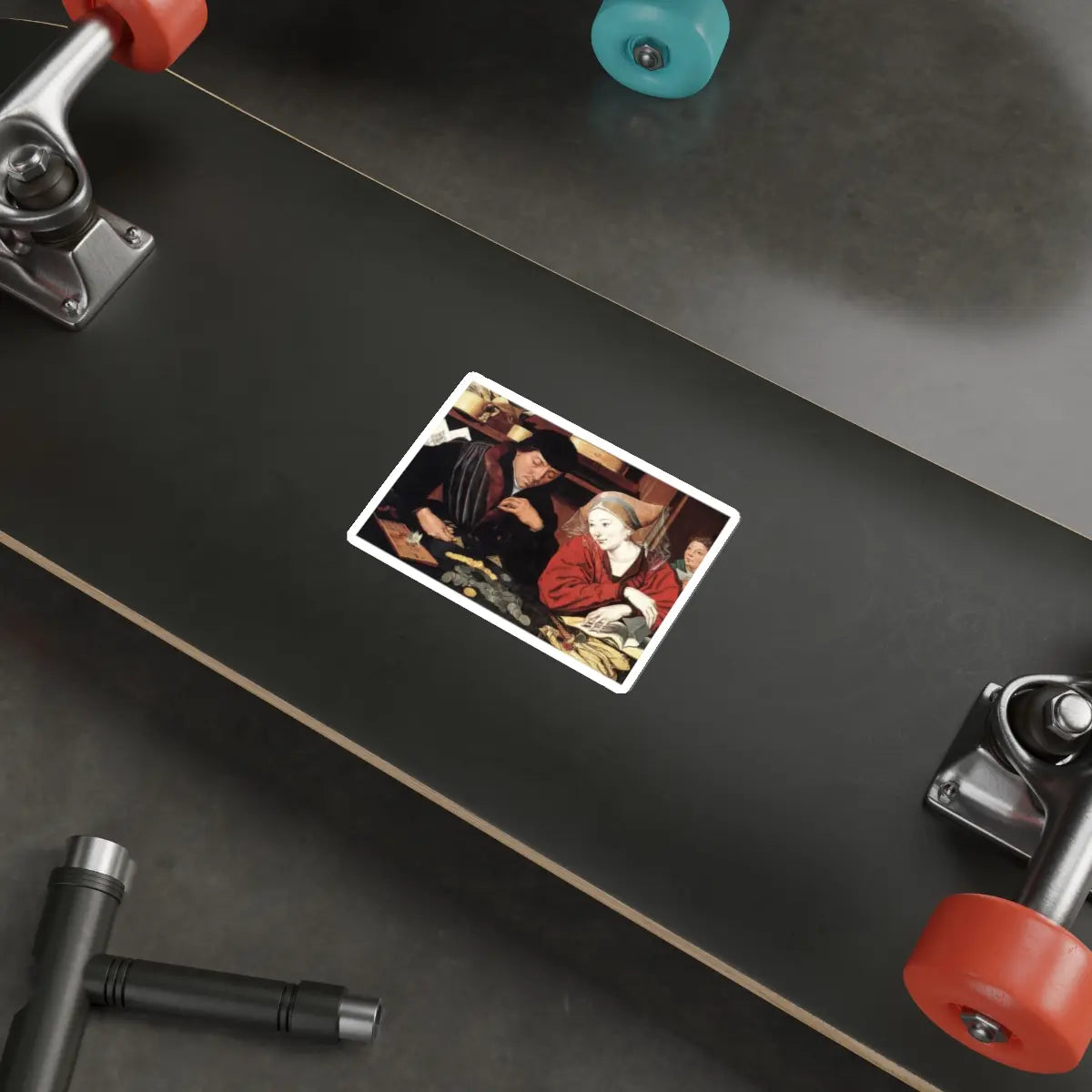 SKU:29558575455380132135 Sticker types:White Shape:Die-Cut Sizes:4" × 4"