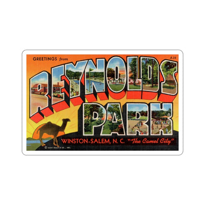 Reynolds Park Winston Salem NC (Greeting Cards) STICKER Vinyl Die-Cut Decal-4 Inch-The Sticker Space