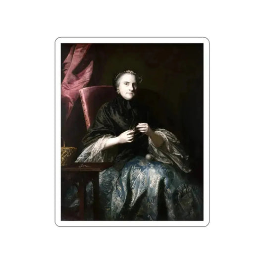 REYNOLDS, Sir Joshua - Anne, 2nd Countess of Albemarle (Artwork) STICKER Vinyl Die-Cut Decal White Die-Cut 2 Inch - The Sticker Space