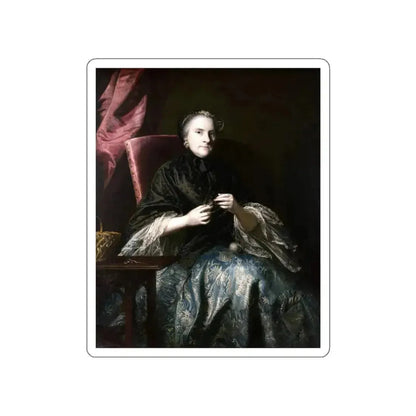 REYNOLDS, Sir Joshua - Anne, 2nd Countess of Albemarle (Artwork) STICKER Vinyl Die-Cut Decal White Die-Cut 6 Inch - The Sticker Space
