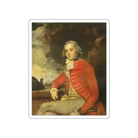 REYNOLDS, Sir Joshua - Captain Bligh (Artwork) STICKER Vinyl Die-Cut Decal White Die-Cut 2 Inch - The Sticker Space